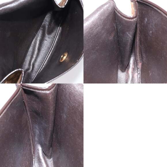 DIOR Trotter Canvas Shoulder Bag Brown Gold - Picture 12 of 12